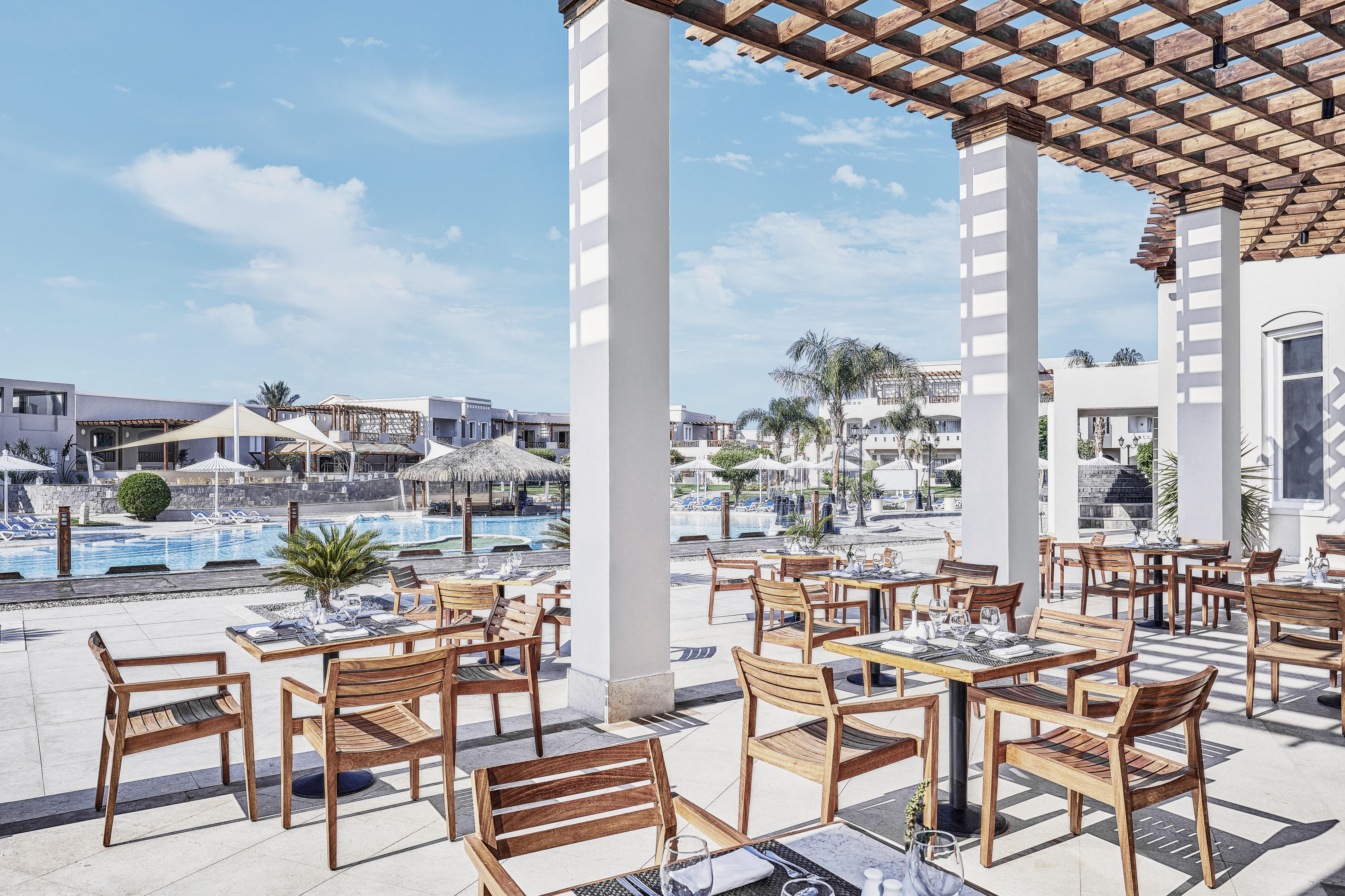 Jaz Elite Casa Del Mar Beach Hurghada Exterior foto The resort's restaurant